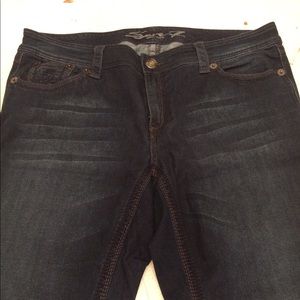 LADIES SEVEN 7 LUXE PLUS SZ 18 BOOTCUT JEANS